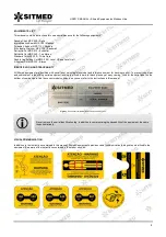 Preview for 3 page of Sitmed MCS 200 User Manual