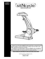 SitNcycle SitNcycle Owner'S Manual preview