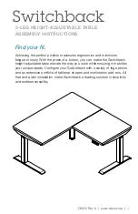 SitOnit Seating Switchback Assembly Instructions Manual предпросмотр