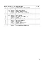 Preview for 15 page of sitrex 250.799 Instructions For Use And Parts List