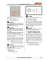 Предварительный просмотр 26 страницы sitrex Action 120 Use And Maintenance Manual