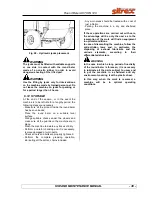 Предварительный просмотр 38 страницы sitrex Action 120 Use And Maintenance Manual