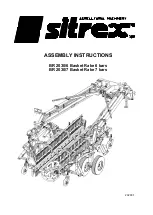 sitrex BR 2030/6 Assembly Instructions Manual предпросмотр