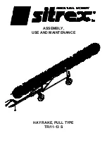 Preview for 1 page of sitrex TR/11 Assembly, Use And Maintenance