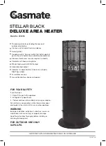 Sitro Group Gasmate STELLAR BLACK AH2066 Installation, Operation & Maintenance Instructions Manual preview