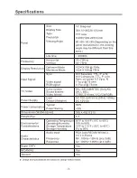 Предварительный просмотр 3 страницы SITRONICS LCD-1502 Service Manual