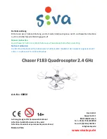 Siva chaser f183 Instruction Manual preview