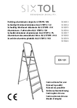 Preview for 1 page of SIXTOL ALU STEPS SX3033 Instructions For Use Manual