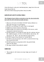 Preview for 5 page of SIXTOL DRY CAR Instructions For Use Manual