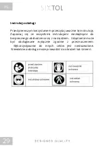 Preview for 30 page of SIXTOL SX FIVE SX1010 Instructions For Use Manual