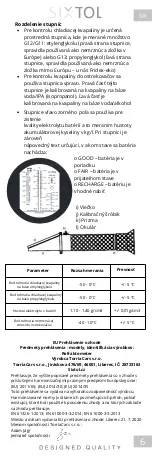 Preview for 7 page of SIXTOL SX3001 Instructions For Use Manual