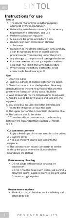 Preview for 2 page of SIXTOL SX3003 Instructions For Use Manual