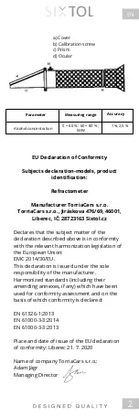 Preview for 3 page of SIXTOL SX3003 Instructions For Use Manual