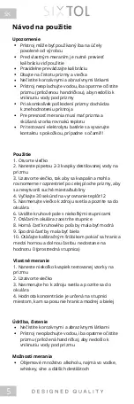 Preview for 6 page of SIXTOL SX3003 Instructions For Use Manual