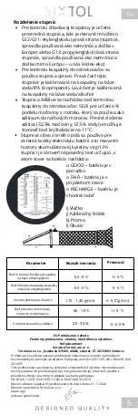 Preview for 7 page of SIXTOL SX3009 Instructions For Use Manual