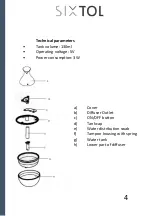 Preview for 5 page of SIXTOL SX4001 Instructions For Use Manual