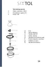 Preview for 15 page of SIXTOL SX4001 Instructions For Use Manual