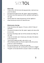 Preview for 4 page of SIXTOL SX4008 Instructions For Use Manual