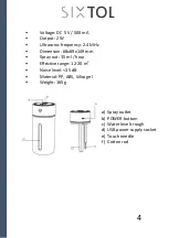 Preview for 5 page of SIXTOL SX4014 Instructions For Use Manual