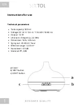 Предварительный просмотр 2 страницы SIXTOL SX4020 Instructions For Use Manual