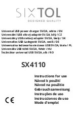 SIXTOL SX4110 Instructions For Use Manual preview