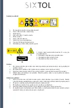 Preview for 5 page of SIXTOL SX6001 Instructions For Use Manual