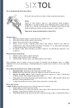 Preview for 27 page of SIXTOL SX6001 Instructions For Use Manual