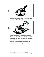 Preview for 5 page of SIZZIX Sidekick Instructions Manual