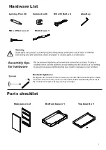 Preview for 2 page of SJC brands tasman eco Vouge Assembly Instruction Manual