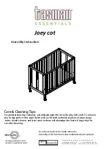 Preview for 1 page of SJC brands tasman Essentials Joey Assembly Instructions Manual