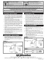 Предварительный просмотр 2 страницы SJE Rhombus Auto Dialer Installation Instructions