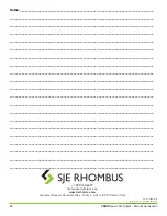 Preview for 32 page of SJE Rhombus VARIOspeed 3R Duplex Series User Manual