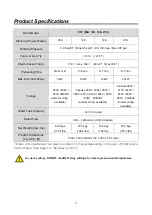 Preview for 6 page of SJE OPTIMA DM Series User Manual