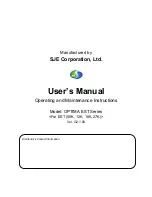 Preview for 2 page of SJE Optima EST series User Manual