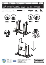 Sjobergs CABINET 0022 701463 Assembly Instructions предпросмотр