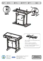 Preview for 2 page of Sjobergs CABINET 0022 701463 Assembly Instructions