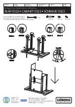 Sjobergs CABINET 0022 Assembly Instructions предпросмотр