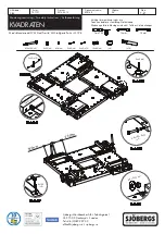 Preview for 1 page of Sjobergs KVADRATEN Assembly Instructions