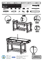 Preview for 1 page of Sjobergs SB119 Assembly Instructions