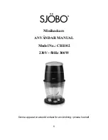 Preview for 7 page of SJOBO CH1102 Instruction Manual