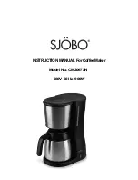 SJOBO CM2067SN Instruction Manual предпросмотр