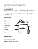 Preview for 3 page of SJOBO HM713 Instruction Manual