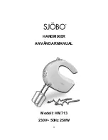 Preview for 11 page of SJOBO HM713 Instruction Manual