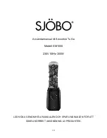 Предварительный просмотр 10 страницы SJOBO SM1050 Instruction Manual