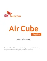 SK telecom Air Cube SN-100C Manual предпросмотр