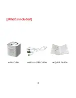 Предварительный просмотр 2 страницы SK telecom Air Cube SN-100C Manual