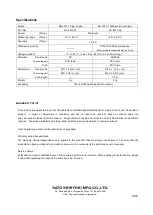 Preview for 2 page of SK SATO SK-L751-1 Instruction Manual