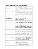 Preview for 2 page of SK SK - 5000 ADVANCE User Manual