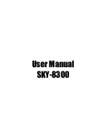 SK SKY-8300 User Manual предпросмотр