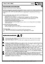 Preview for 5 page of Skan Holz 760275 Manual